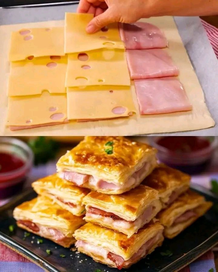 Ham and Cheese Puff Pastry